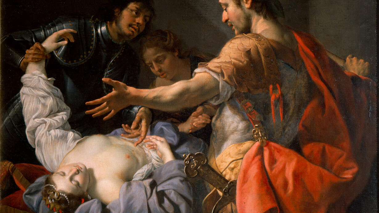 Luca Ferrari. Nerone davanti al corpo di Agrippina