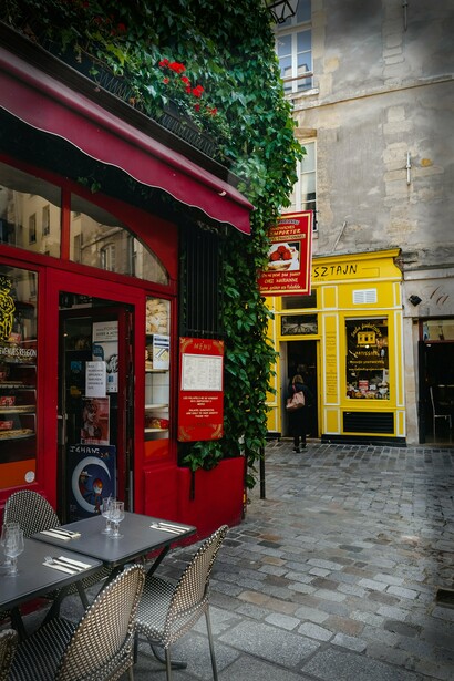 A cafe in Paris, France