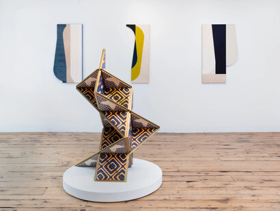 Various artists, Curious geometries, exhibition view. Courtesy of Marianne Boesky Gallery