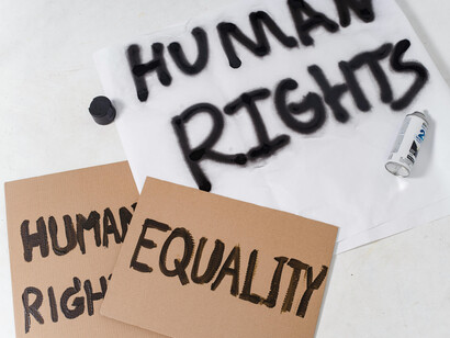 Different protest signs recently made