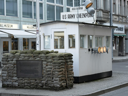 The checkpoint remained an official crossing for foreigners and diplomats until German reunification