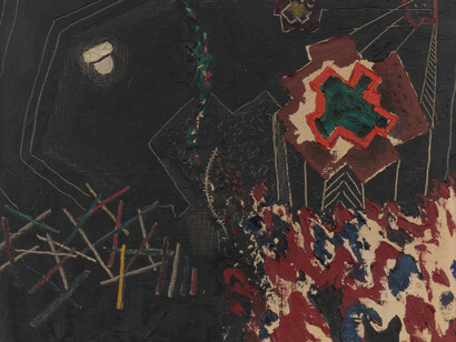 Forrest Bess, Untitled, 1946. Courtesy of Franklin Parrasch Gallery