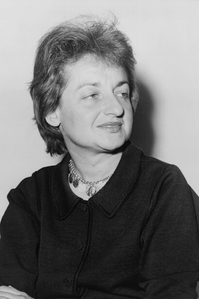 Betty Friedan (1921-2006), teórica y líder feminista estadounidense de las décadas de 1960 y 1970