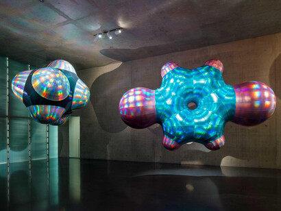 Monira Al Qadiri, Benzene float, 2023. Courtesy of Museum of Contemporary Art Kiasma. Photo by Markus Tretter