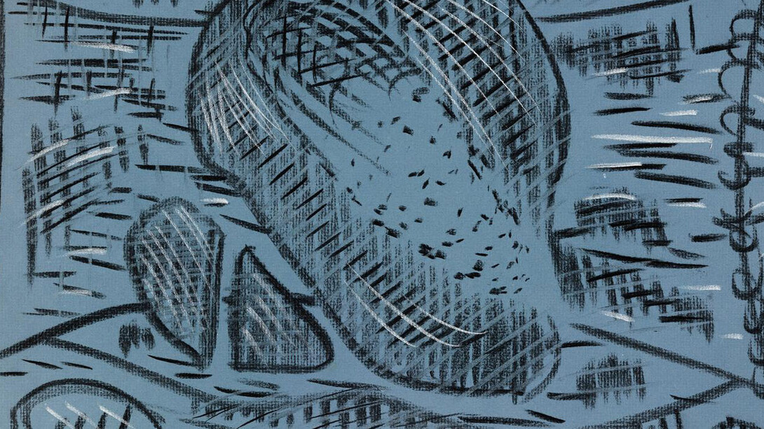 Merlin James, Elizabeth Magill and Stephen McKenna. Courtesy of Kerlin Gallery