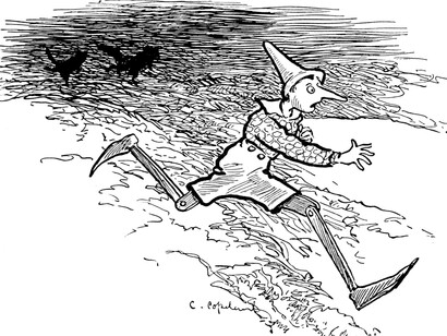 Charles Copeland, La avventure di Pinocchio, illustrazione del capitolo 14