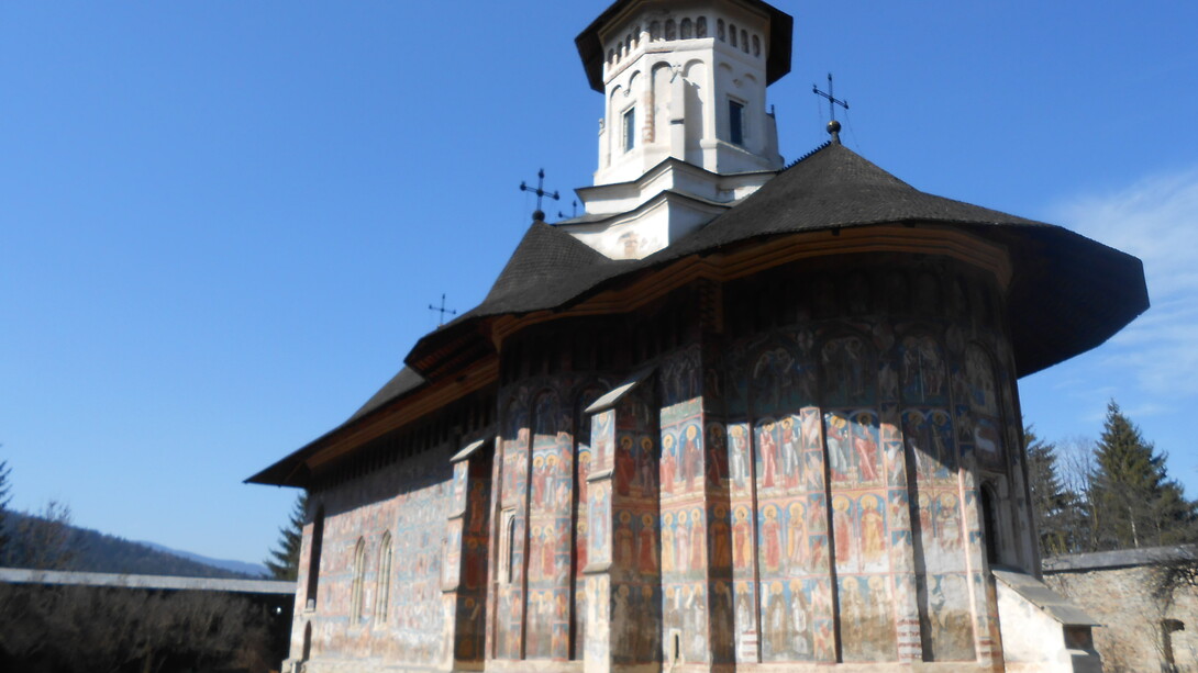 Bucovina, Rumanía. Iglesia de San Jorge en el Monasterio de Voronet. Foto: Patricia García