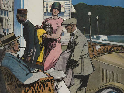 Edward Hopper (American, 1882–1967), Cover for Hotel Management, May 1925. Courtesy of Questex Media Group, detail