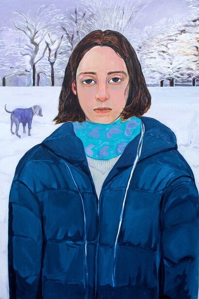 Corn Shuk Mei Ho, Snowy south London Park, 2023. Courtesy of the artists and D Contemporary