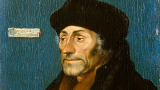 Hans Holbein el Joven (1497/1498-1543). «Erasmo de Róterdam», hacia 1532. Óleo sobre tabla de tilo.
Museo Metropolitano de Arte, Central Park, Nueva York, EE.UU.