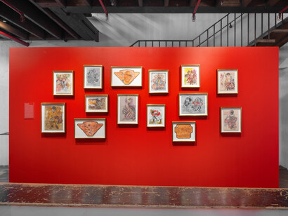 Aminah Brenda Lynn Robinson, Character studies, exhibition view. Courtesy of Fort Gansevoort