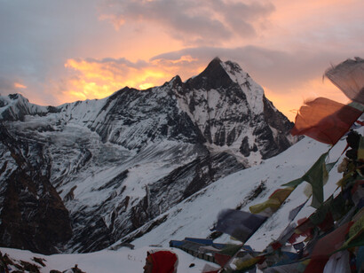 Sunrise at Annapurna Base Camp, Pokhara, Nepal