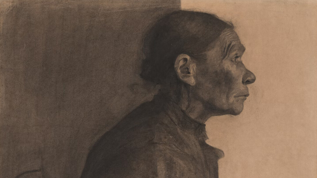 Paula Modersohn-Becker, Woman in profile, turned right, 1898–99. Courtesy of the Art Institute of Chicago