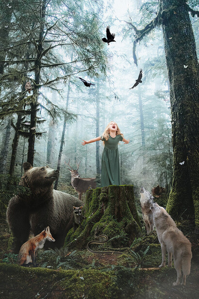 Kate Harrold, Wild child. Courtesy of Jackson Junge Gallery