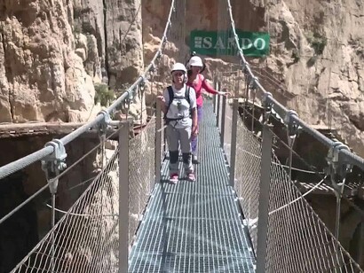 Puente en el Caminito del Rey