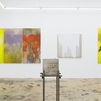 Seth Cameron, Good dog, exhibition view. Courtesy of Nina Johnson