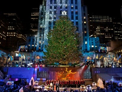 L'albero di Natale a New York
