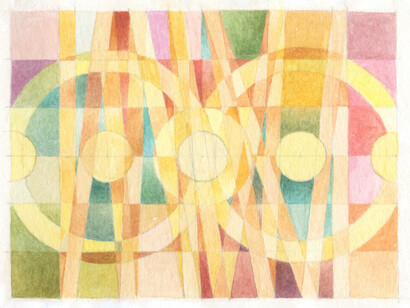 Transition #2, watercolour and pencil, Mark Weighton 2020