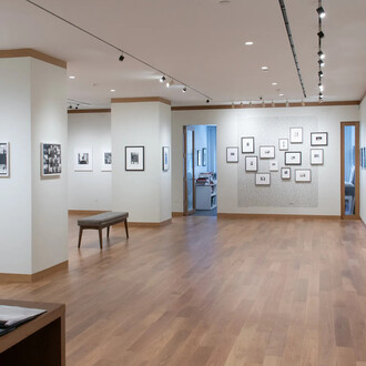 Notes from the margins: Allen Ginsberg and Vivian Maier, exhibition view. Courtesy of Howard Greenberg Gallery