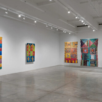 Pacita Abad, Door to life, exhibition view. Courtesy of Tina Kim Gallery