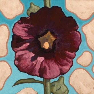 Logan Maxwell Hagege, Dotted Sky, 2024, 8 x 10 inches. Courtesy of the artist and Gerald Peters Gallery