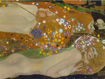 Gustav Klimt, Bisce d'acqua, 1907