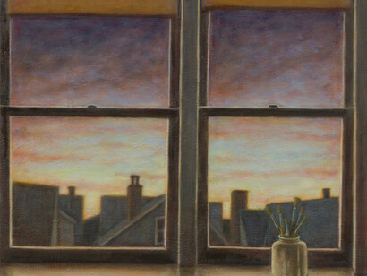 Susan Kraut - In Brock's Studio, II, 24 in x 26 in, oil on linen, 2016