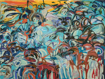 Janaina Tschäpe, Flowering blue abyss, 2024. Courtesy of Sean Kelly Gallery