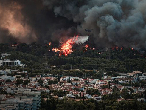 A series of forest fires broke out across Greece in the summer of 2021