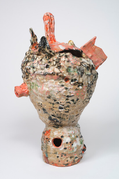 Emily Noelle Lambert, Bust nest fish bird, 2024. Courtesy of Freight and Volume Gallery