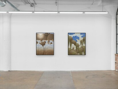 Laurens Legiers, Squinting to see more clearly, exhibition view. Courtesy of Nicodim Gallery