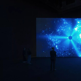 Julian Charrière, Midnight zone, exhibition view. Courtesy of Dittrich & Schlechtriem Gallery