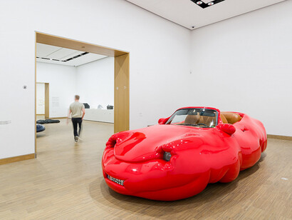 Erwin Wurm, A 70th-birthday retrospective, exhibition view. Courtesy of Albertina Museum