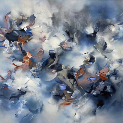 Sara Pittman, Sky bloom, 2024. Courtesy of TEW Galleries