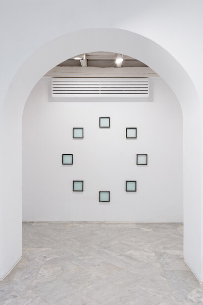 Ignasi Aballí, In ictu oculi, ehxibition view. Courtesy of the Centro Andaluz de Arte Contemporáneo. Photo by Pepe Morón