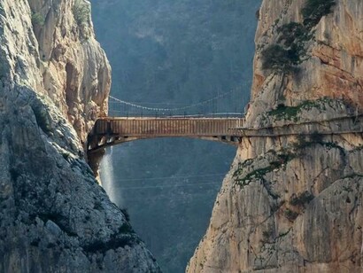 Puente en el Caminito del Rey