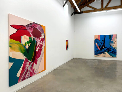 Kathryn MacNaughton, Current reflections, exhibition view. Courtesy of Simard Bilodeau