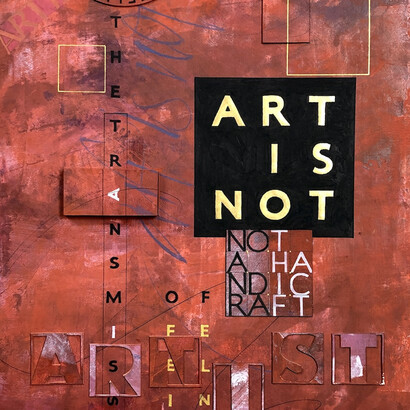 Sherri Trial, Art is not. Courtesy of Peninsula Gallery