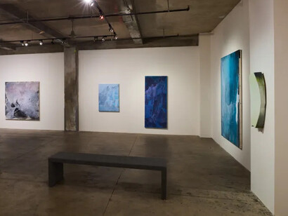 SoHyun Bae and Choong Sup Lim, Wind, water, stone, exhibition view. Courtesy of Skoto Gallery