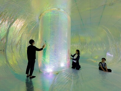 WHAT MUSEUM Exhibition View, Akihito Okunaka, Synesthesia—Crossing the senses with art—exhibition ⓒ Akihito Okunaka, Photo: Keizo Kioku