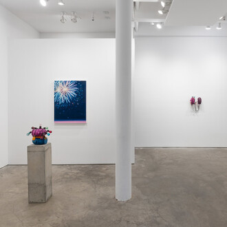 Mark Whalen, Night lights, exhibition view. Courtesy of Harper’s Gallery