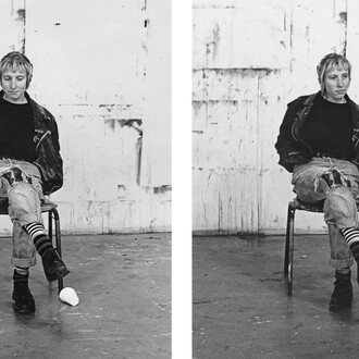 Sam Taylor-Johnson, And she was I (triptych) (detail), 1987. Courtesy of Jackson Fine Art