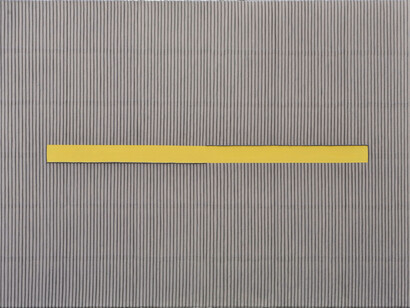 Park Seo-Bo, Ecriture No. 110521, 2011, Technique mixte avec papier coréen Hanji sur toile, 170 x 230 / 70 x 90 1/2 inches, Courtesy Galerie Perrotin