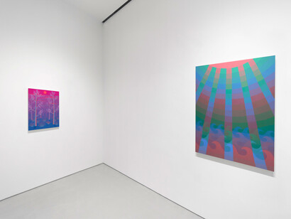 Amy Lincoln, On the strangest sea, exhibition view. Courtesy of Sperone Westwater