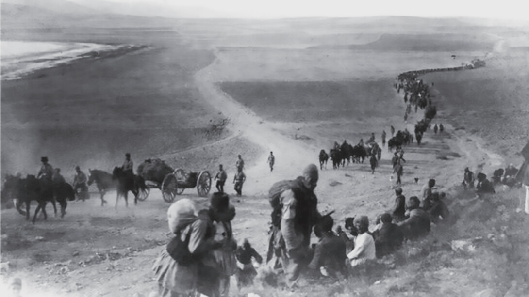 Refugees near Lake Urmia, 1915