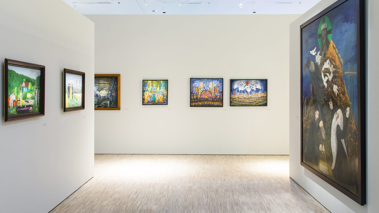 The gallery of Non-Professional art. Courtesy of Muzeum Śląskie