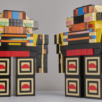 Kumkum Fernando, Soulmates, 2023. Courtesy of Jonathan LeVine Projects
