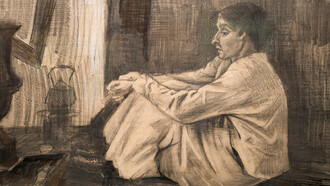 Woman (‘Sien’) seated near the stove - Vincent van Gogh