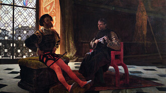 Federico Faruffini: "Borgia e Machiavelli". Legação de Niccolò Machiavelli, cidadão e secretário de Florença, a Cesare Borgia, Duque de Valentino. Maquiavel, ao retirar a máscara moralizante da política, expôs sua mecânica essencial com uma franqueza até então inédita, e essa franqueza ecoa violentamente no mundo contemporâneo, marcado por crises de representatividade, disputas narrativas e tecnologias de comunicação que amplificam percepções e emoções sociais