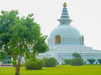 World Peace Pagoda also called Nipponzan Peace Pagoda, is a Buddhist monument in Lumbini, Nepal